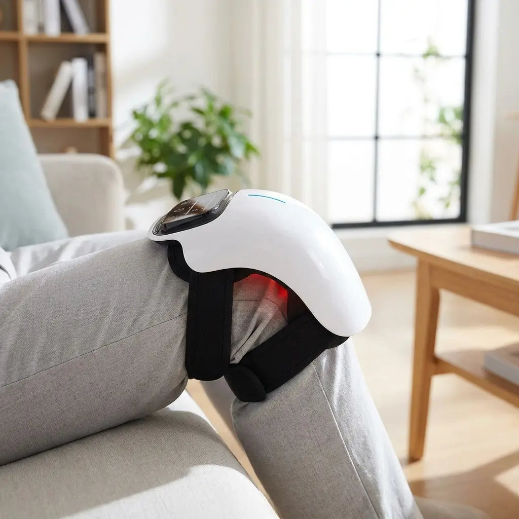 Havenly Labs™ 3-in-1 Heated Knee Massager with Red Light Therapy
